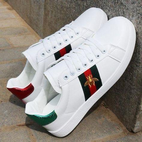 Gucci Ace low-top white leather sneakers