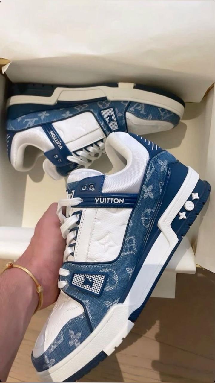 Louis Vuitton LV Trainer sneaker | Blue & White