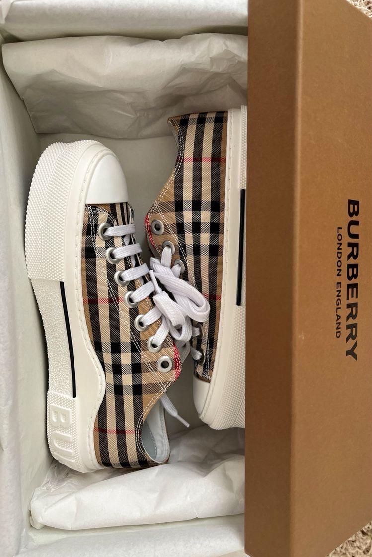 Burberry Vintage Check Cotton Sneakers