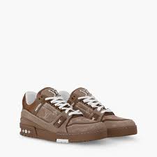 Louis Vuitton LV Trainer sneakers | Brown & Denim