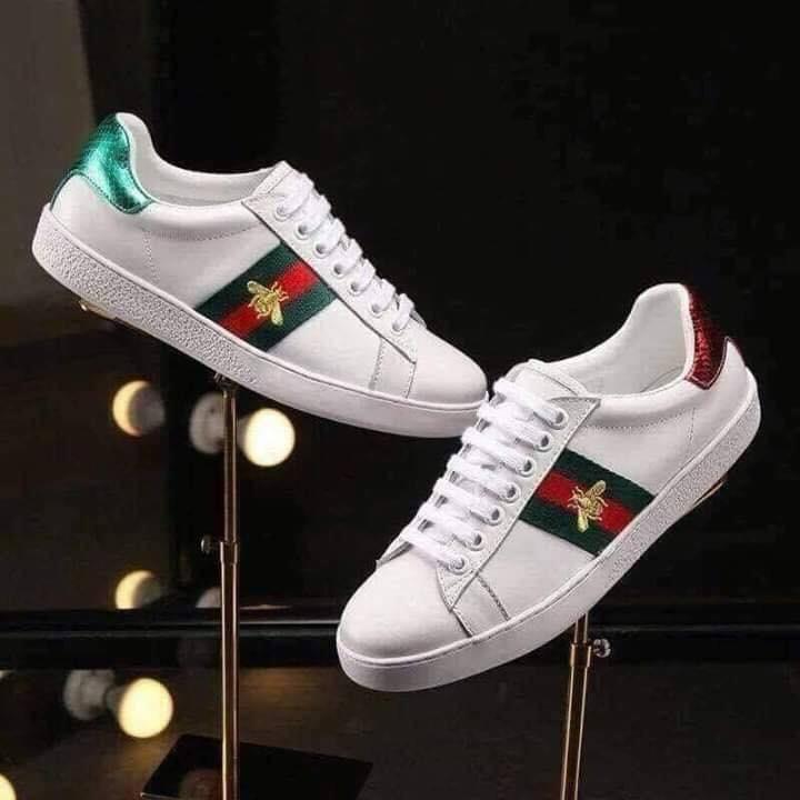 Gucci Ace low-top white leather sneakers