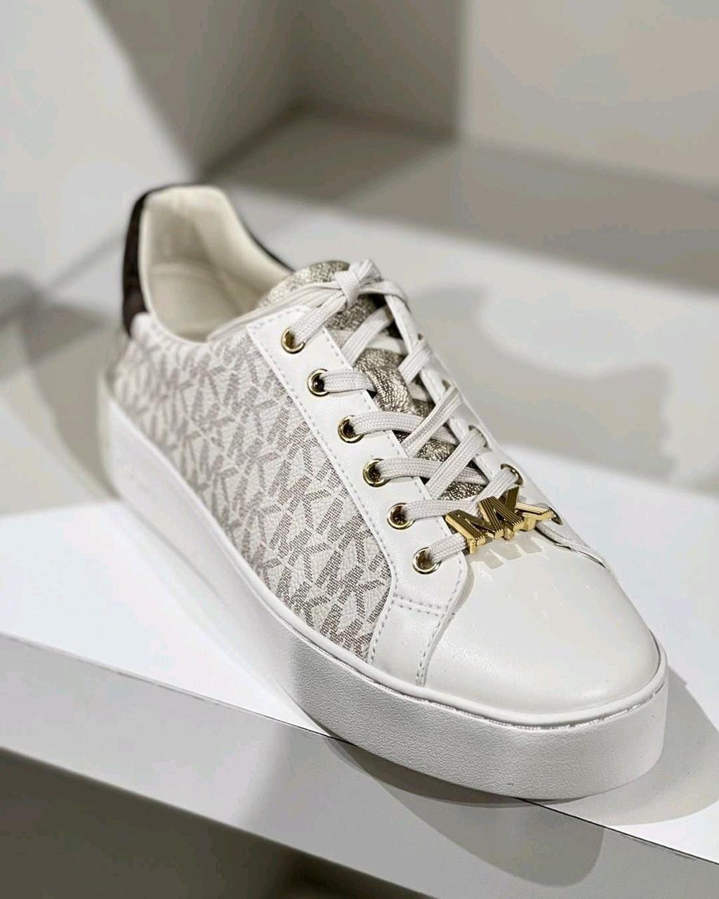 Michael Kors Poppy Color-Block Logo Sneakers