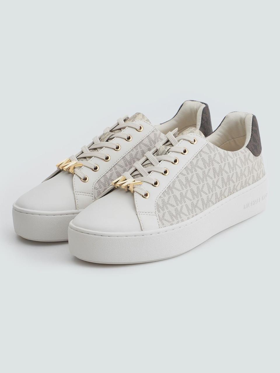 Michael Kors Poppy Color-Block Logo Sneakers
