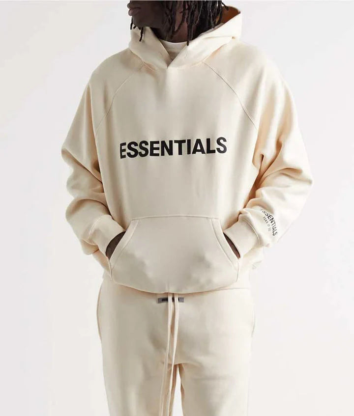 FEAR OF GOD Essentials 3D Silicon Applique Hoodies